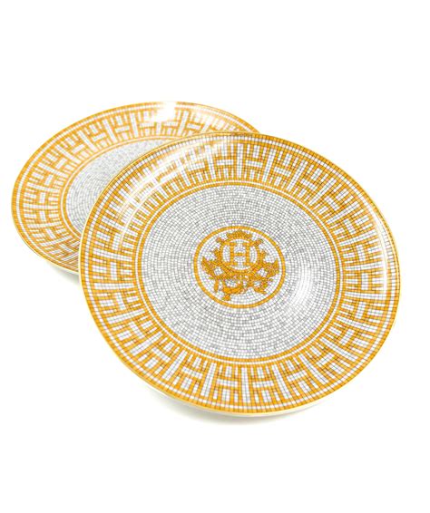 hermes red and white plates|hermes jewellery plate.